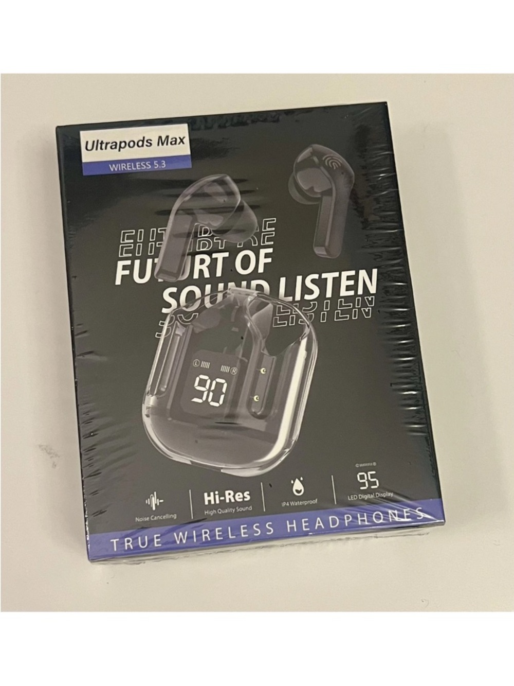 Ultrapods Max Wireless Earbuds in Black